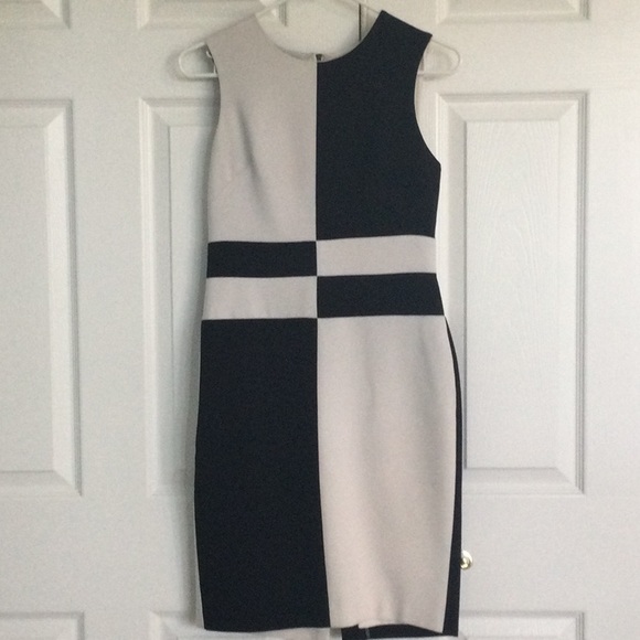 Ann Taylor Dresses & Skirts - Ann Taylor Color Block Black & White Sheath  Dress